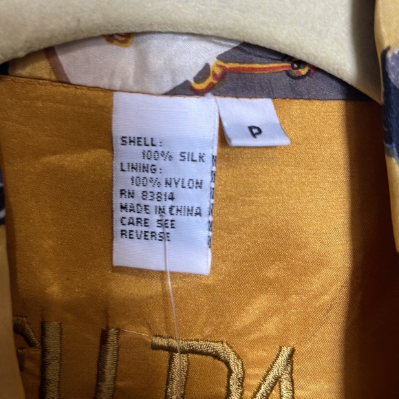 FUDA INTERNATIONAL SILK VINTAGE BOMBER - Picture 5 of 7